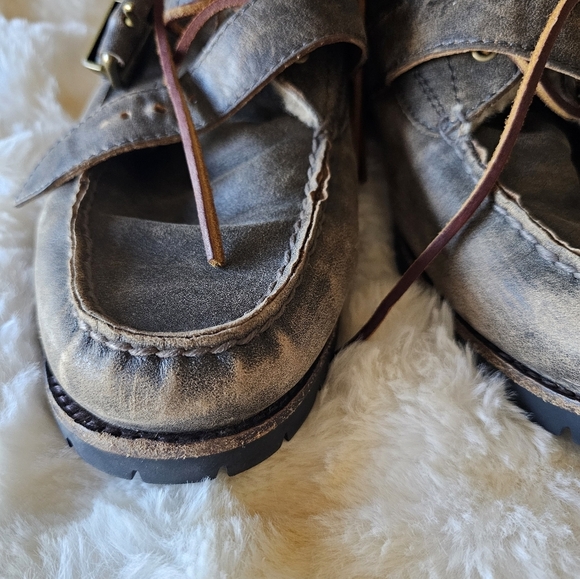 Rangers AVIATION Mens Brown Ralph Lauren Boots 100% Leather 10.5D - Picture 7 of 9